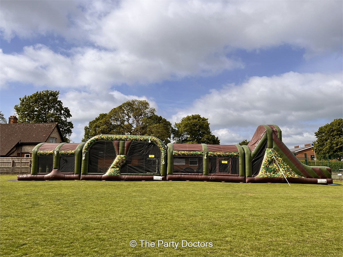 100ft Army Assault & Obstacle Course Hire - St Neots & Bedford